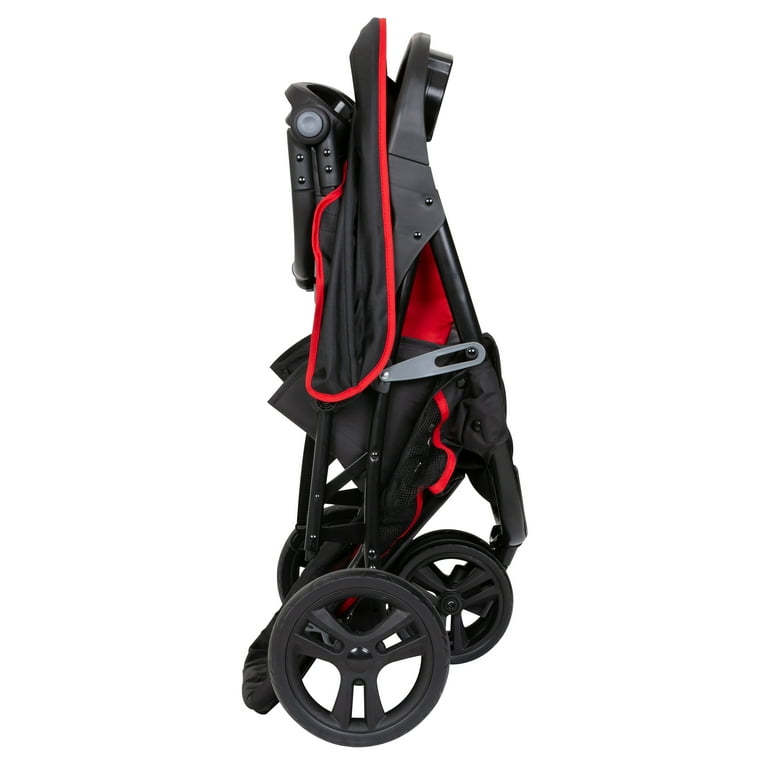 Baby trend jogging stroller red and black top