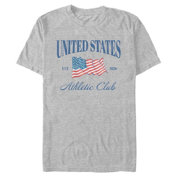 Mens Lost Gods United States Athletic Club Est 2026 T Shirt