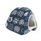 thumbnail image 2 of Cama cueva para mascotas pequeña, cama cálida para hámster de invierno, cama cálida para hámster, cama para casa de conejillo de indias, rendimiento de primer nivel Jadeshay A, 2 of 8