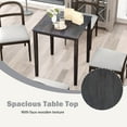 thumbnail image 6 of Costway Square Dining Table for 4-Person with Solid Wood Frame for Dining Room, 6 of 10