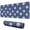 Dark Blue Sun, variant on Long Mouse Pads for Desk,Gray Flower Skull Pattern Desk Mats on Top Of Desks, Desk Mouse Pad Extra Large with 3mm Non-Slip Base and Stitched Edge for Gaming,Office,Work,Home 31.5"x11.8"