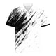 thumbnail image 4 of Blusa y camisa de manga corta con cuello vuelto para hombre, blusa informal con botones y estampado geométrico, blusa de manga corta con cuello vuelto para hombre, 4 of 5