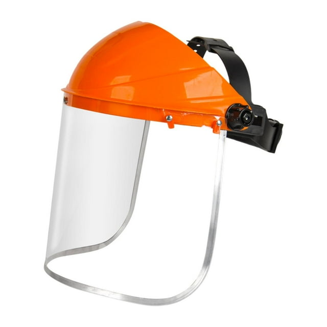 HILABEE Welding Practical Portable Face Protector for Worker Mining Landscaping Orange Color