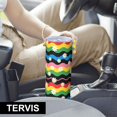 thumbnail image 6 of Pioneer Flower Floral Print Pattern 20oz Skinny Tumbler with Straw & Lid, Double Wall Vacuum Insulated Cup, Leak-Proof, Cup Holder Friendly, Hot 6H Cold 12H, 6 of 6