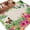 Beige, variant on Tropical Spring Area Rugs 8'x10', Washable Small Throw Rugs for Living Room Patio, Floral Leaves Butterflies Burlap Rustic Indoor Outdoor Rug Non-Slip Low Pile Carpet Runner Reversible Floor Mats