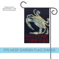thumbnail image 3 of Toland Home Garden Summer Blues-Welcome to Virginia Crab Flag Double Sided 12x18 Inch, 3 of 5