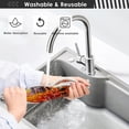 thumbnail image 6 of Colorful Autumn Forest Sink Splash Guard for Faucet 2 Packs Faucet Absorbent Mats, Fall Landscape Faucet Handle Drip Catcher Quickly Drying Mat for Kitchen Counter Bathroom RV, 14.9"x5.5", 6 of 7