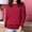 Red, variant on BAODANN Women's Pullover Sweaters Long Sleeve Print Knitted Crew Neck Sweater Tops Long Sleeve for Women Women Long Sleeve Shirts Womens Compression Cold Gear Wide Stripe Shirt Womens Long Tee Shirt