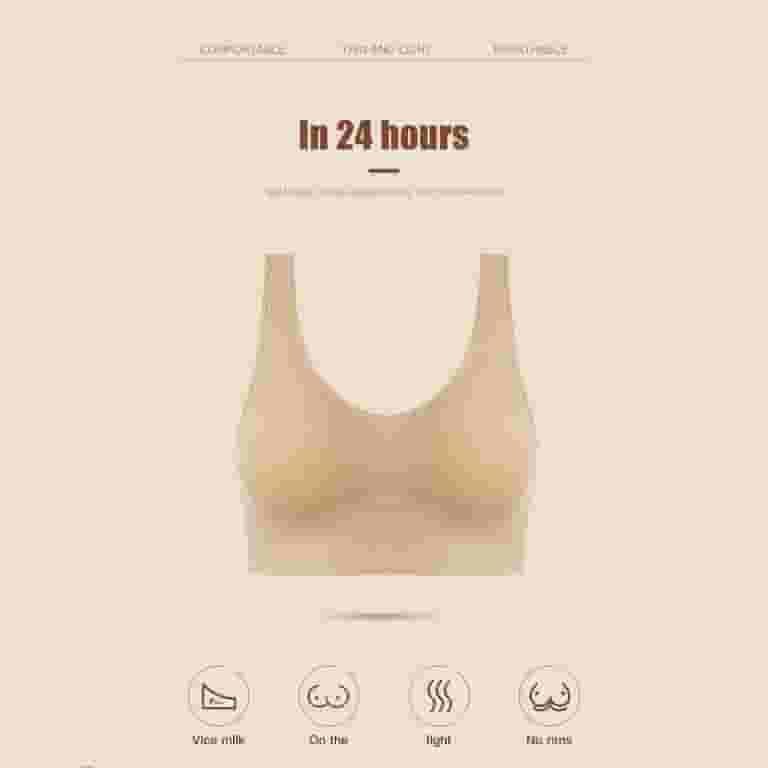 ブラジャー ^ ^ Women's Providence Terminal Wire-Free Push-Up KDFJPTH Bras For Women Wire-Free Push-Up Underwear Solid