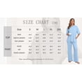 thumbnail image 6 of MINTREUS Lounge Sets for Women Knit Short Sleeve Tops and Long Pants Soft Comfy Pajamas Set Oversized 2 Piece Outfits S-4X, 6 of 8