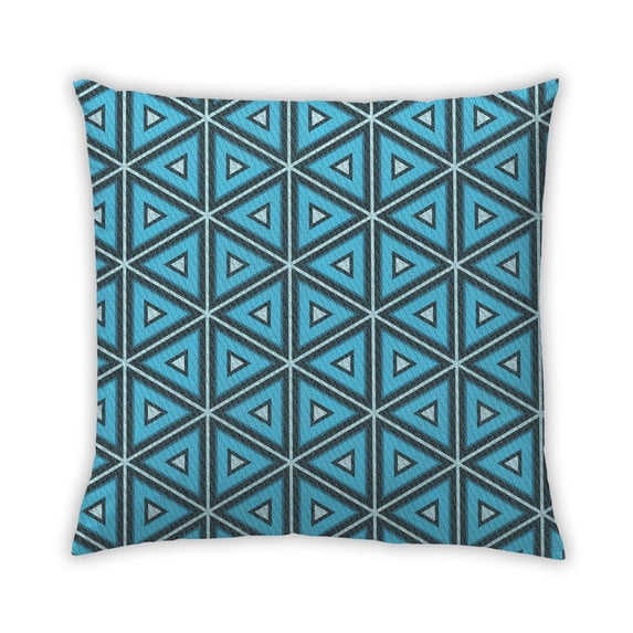 Ahgly Company Outdoor Square Contemporary Throw Pillow, 18 inch by 18 inch