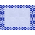 thumbnail image 1 of Ahgly Company Machine Washable Indoor Rectangle Transitional Lavender Blue Area Rugs, 6' x 9', 1 of 1