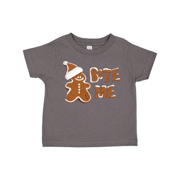 Inktastic Bite Me Gingerbread Boys or Girls Toddler T-Shirt