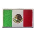 thumbnail image 1 of Parche de la bandera de México, exquisito parche bordado para planchar, para ropa, pantalones, chaquetas, mochilas y sombreros., 1 of 13