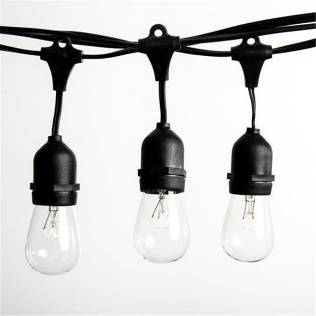 100 Pi. E26 Lumières de Cordes Extérieures Commerciales avec 50 Suspendus