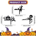thumbnail image 2 of Letrero decorativo para esquina de puerta de Halloween, adorno de madera para puerta de Halloween, decoración de marco de puerta de madera, decoración del hogar de Halloween, letrero de puerta de Hall, 2 of 8
