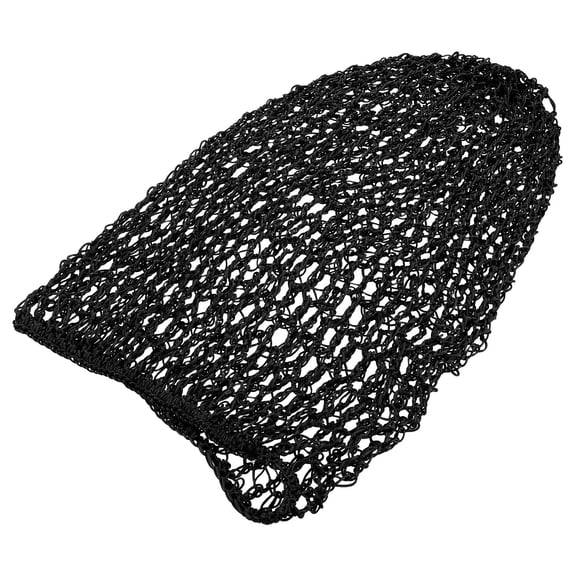 Raindrops Reusable Black Mesh Hair Net for Sleeping Long Hair Secure Knit Snood Cap