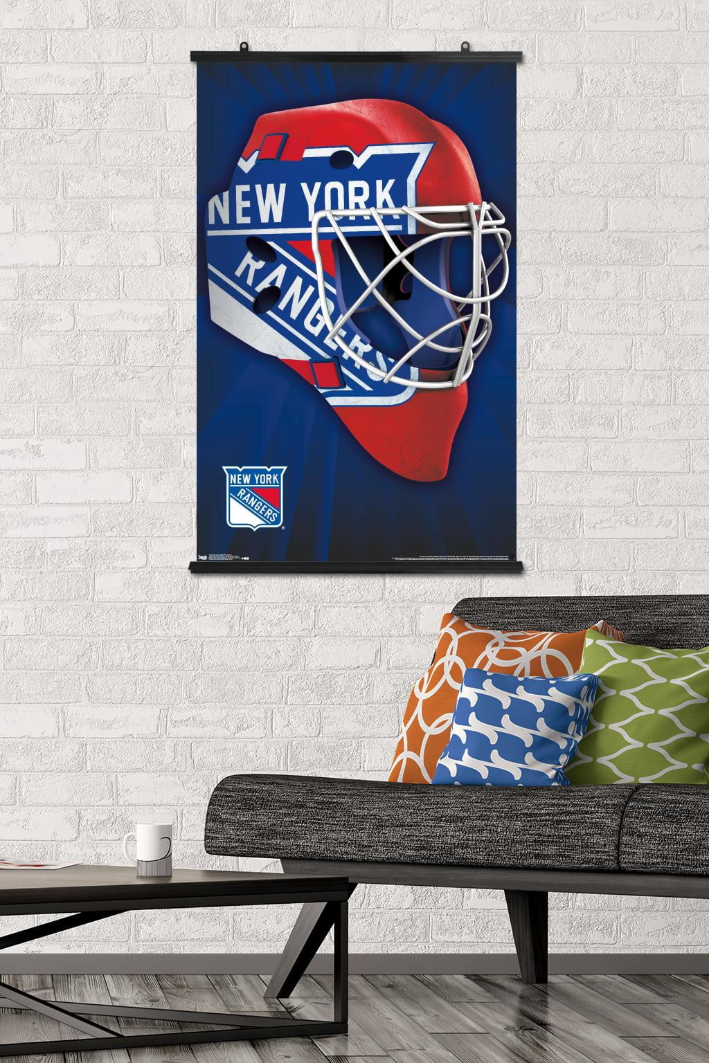 NHL New York Rangers - Mask 16 Wall Poster, 22.375" x 34"
