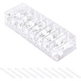 thumbnail image 1 of LAICAIW Plastic Cable Management Box with 10 Wire Ties, Clear Power Cord Organizer with 8 Compartments, Electronics Organizer for Office, Home Use, Desk Accessories Storage for Stationery Supplies, 1 of 7