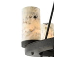 thumbnail image 6 of Meyda Tiffany 140432 Loxley 18 Light 42" Wide Pillar Candle Style Chandelier - Chestnut, 6 of 7