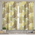 thumbnail image 2 of Ambesonne Tropical Valance & Curtain, Curving Exotic Tropical, 55"x30", Multicolor, 2 of 6