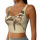 thumbnail image 2 of Balery Vintage Bird Sujetadores deportivos con espalda cruzada para mujer, acolchados, sin costuras, de alto impacto, ideales para yoga, gimnasio, entrenamiento y fitness.-X-Large, 2 of 8