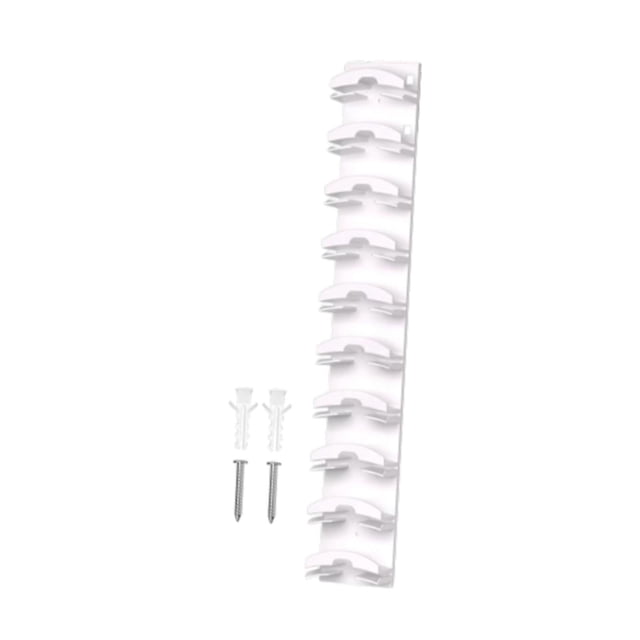 simhoa Baseball Caps Organizer Cap Display Holder Wall Mounted Compact Modern Stand Hat White