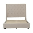 thumbnail image 6 of Pemberly Row Contemporary California King Bed in Beige Finish, 6 of 9
