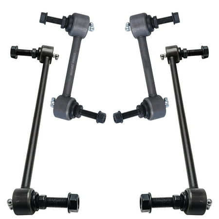 Detroit Axle - 4pc Sway Bars for 11-18 Ford Explorer, 13-18 Police Interceptor Utility, 4 Front & Rear Stabilizer Sway Bar End Links 2011 2012 2013 2014 2015 2016 2017 2018 Replacement