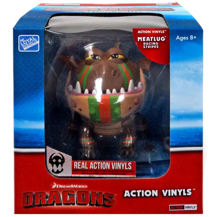 How to Train Your Dragon Action Vinyls Meatlug Vinyl Figure [Racing