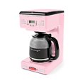 thumbnail image 2 of Nostalgia Retro 12-Cup Programmable Coffee Maker With LED Display, Automatic Shut-Off & Keep Warm, Pause-And-Serve Function, Pink, 2 of 4