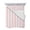 Pink White, variant on Quilts Twin Size Bedding Set, Teal Striped Lightweight Quilted Comforter, Simple Art Vertical Stripe Farmhouse Soft Reversible Bedspread Coverlet with Pillow Covers for All Season, 68" x 86"