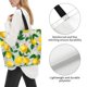 thumbnail image 3 of Balery Lemon1 Bolsa Tote Estilo Estético con Cremalleras, Bolsa de Hombro, Bolsa de Compras Grande y Plegable, 3 of 8