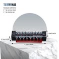 thumbnail image 2 of Bloque de terminales de 4 piezas 8P, 4 piezas Barra de cortocircuito 8P, terminal de cobre retardante TB1505, terminal de cortocircuito, 2 of 2