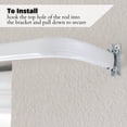 Kirsch Hardware Flat Sash Rods For Top & Bottom Doors, Sidelights 18" - 28