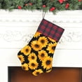 thumbnail image 6 of Dog Paw Decorative Socks 17x11.8in Top With A Strap Design For Easy Hanging For Festive Christmas Party Decorations Yellow Sunflowers, 6 of 8