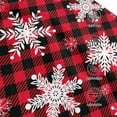 thumbnail image 3 of Balery Snowflakes On A Buffalo Plaid Gorra de béisbol de tamaño ajustable para correr, entrenar y actividades al aire libre. Gorra de papá para todas las estaciones., 3 of 6