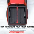 thumbnail image 2 of MOSTPLUS 5.5FT 4-Fold Soft Truck Bed Tonneau Cover for 2004-2015 Nissan Titan Waterproof, 2 of 5