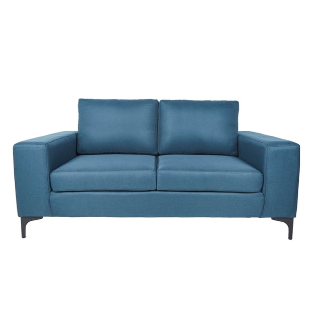 Love Seat Kama 1 Azul - Kessa Muebles