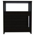 thumbnail image 1 of Atlin Designs Table de Chevet Moderne en Bois Noir Wenge, 1 of 12