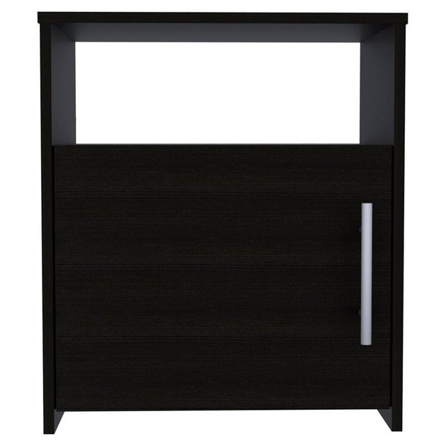 Atlin Designs Table de Chevet Moderne en Bois Noir Wenge