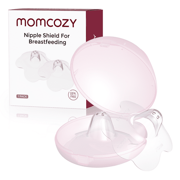 Momcozy Protector para Pezones con Diseño Floral - Para Madres que Amanantan, Fabricado sin BPA/BPS, 1 Par (24 mm)