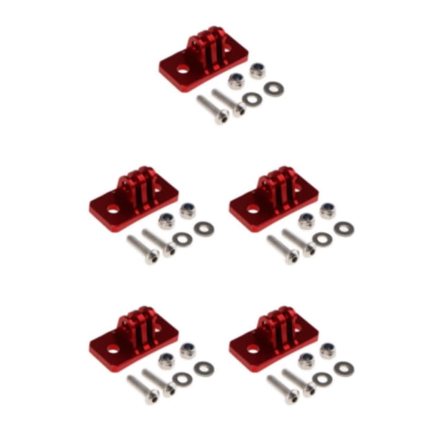 Maytalsory Aluminum Alloy Tripod Adapter Mount Base for Red Camera Hero6/5/4/3+ Style A 5Set