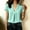 Green, variant on Yrmaups Loose Fit Short Sleeve T Shirt for Women, Casual V Neck Blouse, Breathable Linen Tee for Travel Office Home Daily Wear, Blue S