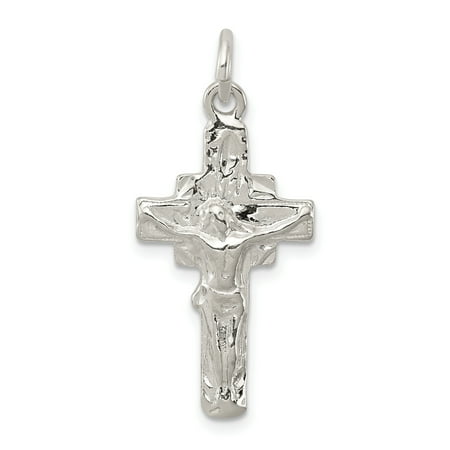 Set Sterling Silver Crucifix - 925 Sterling Silver Crucifix Cross Religious Pendant Charm Necklace Fine Jewelry Ideal Gifts For Women Gift Set From Heart