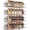 Silver, variant on stusgo 4-Tier Spice Rack Organizer for Cabinet Door, Wall Mount with Adhesive or Screws, Black