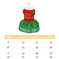 thumbnail image 3 of Christmas Pet Dog Dog Dresses for Small Dogs Dress Border Christmas Girl Puppy Clothes Holiday Party Dress Pet Clothes for Small Dogs Puppy Overalls Big Dog Clothes Dog Clothes Girl, 3 of 6