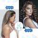 thumbnail image 5 of Rizadores de pelo sin calor para que el cabello largo duerma durante la noche sin calor riza los rodillos de la venda que se encrespan, 5 of 5