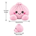 thumbnail image 5 of 2026 Rainbow Plush Dumpling Squishy Mystery, Stuffed Dumpling Squishies Plushies Fidget Toy, Christmas Collectible Toy with Simulated Steamer & Fuzzy Handle, Stress Relief Gift, 5 of 6