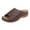 Khaki, variant on asdoklhq Sandals for Women Clearance Under $10,Women Summer Slip-On Wedges Beach Open Toe Breathable Sandals Embroidery Shoes